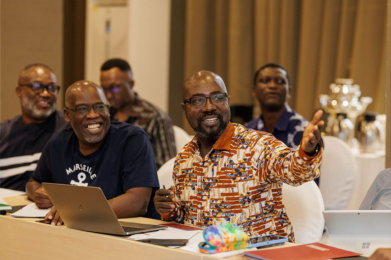 University leaders in discussion